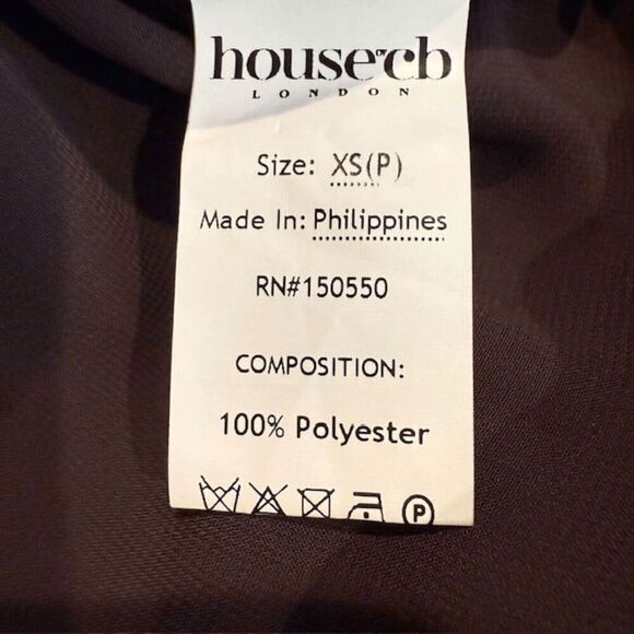 House of CB Naomi Halter Midi Dress Espresso Brown Back Zip Plus Cup Size XS - Picture 11 of 16